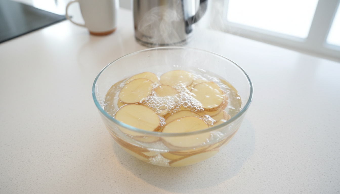 découvrez le secret de l'eau chaude pour réussir vos frites airfryer à tous les coups, croustillantes et savoureuses à souhait.