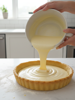 découvrez ma tarte ultra fondante prête en seulement 10 minutes, un vrai délice maison qui rivalise avec celle du boulanger, sans aucun effort nécessaire !