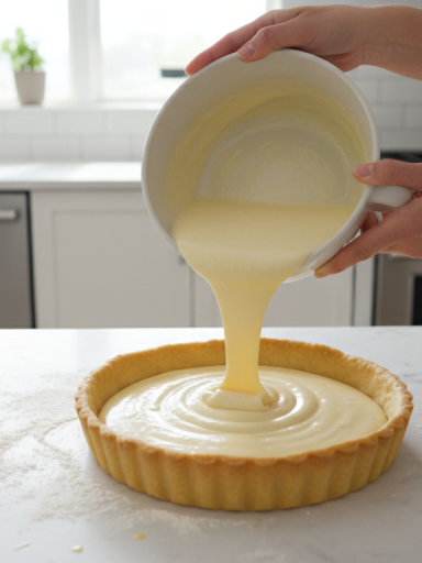 découvrez ma tarte ultra fondante prête en seulement 10 minutes, un vrai délice maison qui rivalise avec celle du boulanger, sans aucun effort nécessaire !