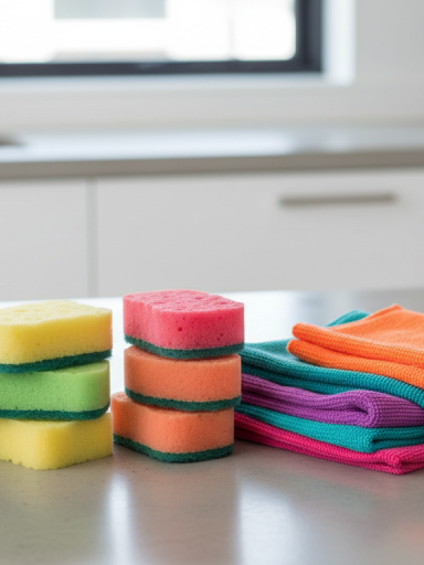 découvrez comment nettoyer facilement votre micro-ondes grâce à une simple éponge humide, pour une routine rapide et efficace avec un résultat surprenant !