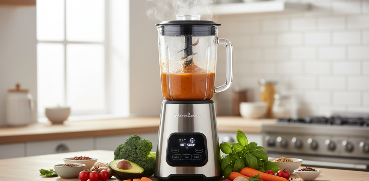 découvrez le moulinex perfectmix cook lm83sd10, le blender chauffant qui combine puissance et précision pour des préparations parfaites et rapides.