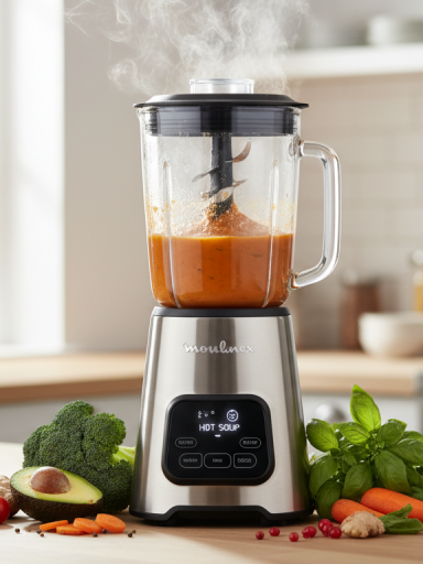 découvrez le moulinex perfectmix cook lm83sd10, le blender chauffant qui combine puissance et précision pour des préparations parfaites et rapides.