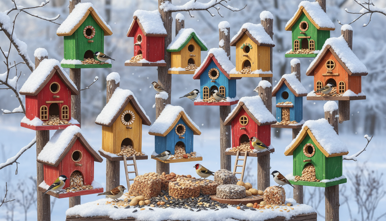 découvrez les nichoirs en vedette et l'aliment essentiel qui protège les oiseaux pendant l'hiver, pour les aider à traverser la saison froide en toute sécurité.