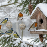 Nichoirs en vedette : découvrez l&rsquo;aliment incontournable qui préserve les oiseaux durant l&rsquo;hiver