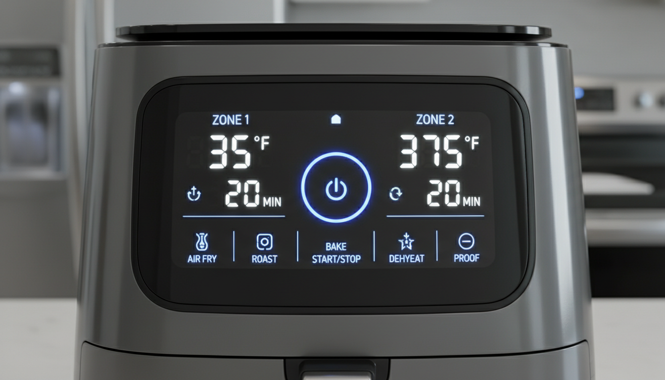 découvrez la ninja foodi dualzone, la friteuse 6-en-1 avec double compartiment qui permet une cuisson simultanée et polyvalente pour des repas délicieux et rapides.