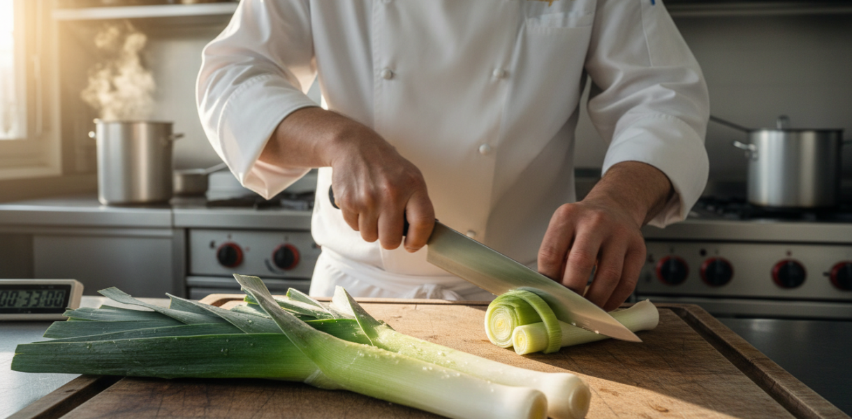 découvrez la technique express d’un chef 3 étoiles pour sublimer la saveur des poireaux en seulement 3 minutes, un secret rapide et gourmand à adopter absolument.