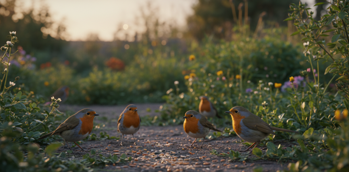 découvrez comment offrir ce soir aux rouges-gorges de votre jardin un aliment essentiel à seulement 3 centimes, souvent oublié par les jardiniers, pour les aider à rester en forme et heureux.