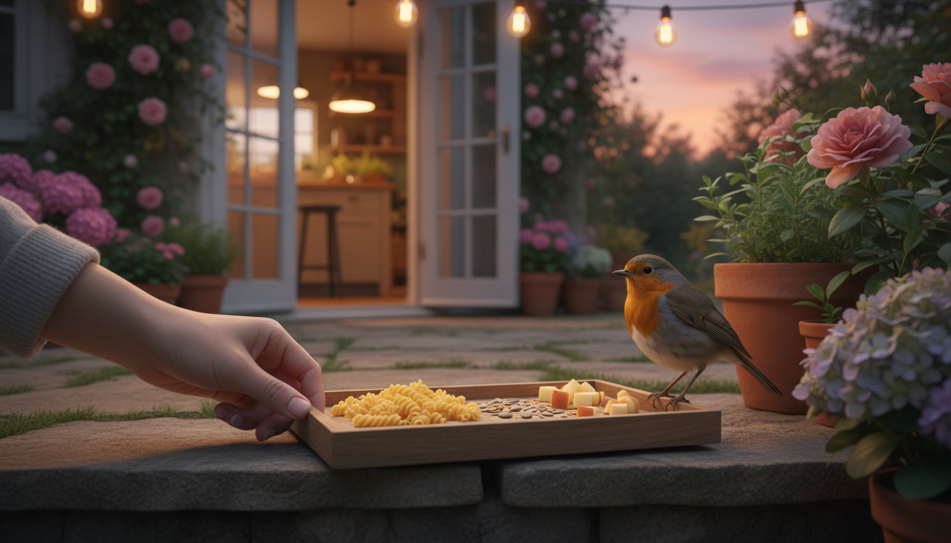 découvrez comment offrir aux rouges-gorges de votre jardin un aliment essentiel à petit prix, souvent oublié par les jardiniers, pour les aider à passer la soirée sereinement.
