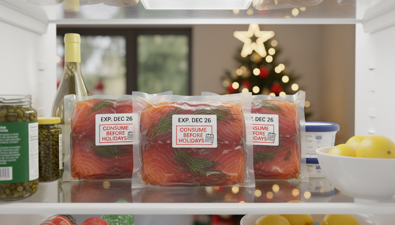 plusieurs lots de saumon fumé ont été rappelés avant les fêtes. vérifiez rapidement votre réfrigérateur pour garantir votre sécurité alimentaire.