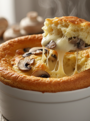 découvrez une recette simple et savoureuse de soufflé aux champignons de paris et fromage fondant, parfaite pour régaler vos papilles en toute occasion.