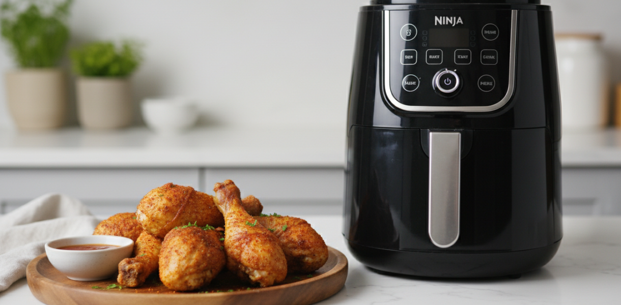 découvrez notre test complet de la ninja air fryer max pro, la friteuse sans huile familiale de 6,2l qui transforme vos repas en plats savoureux et sains. performance, capacité et innovation au rendez-vous !