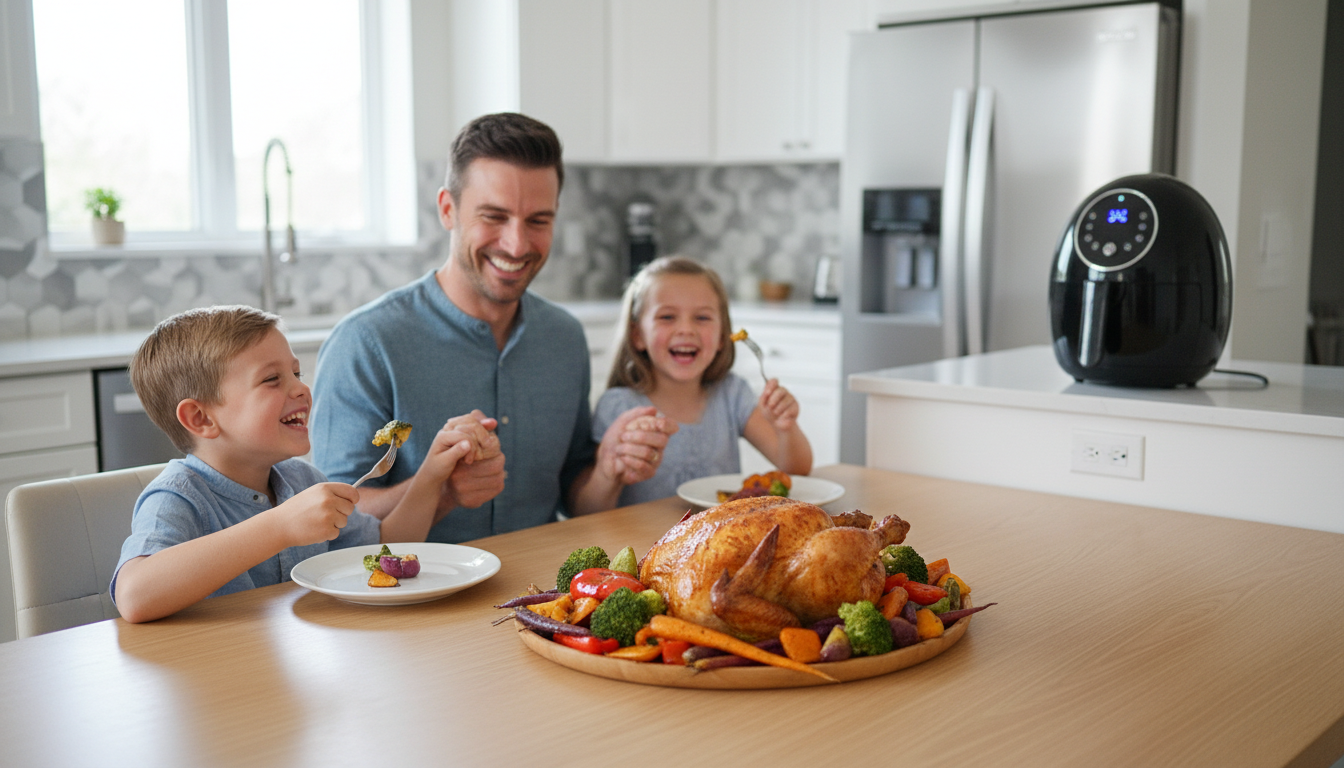 découvrez notre test complet de la friteuse sans huile cosori air fryer twinfry 10l, avec contrôle intelligent et double compartiment, pour une cuisson saine, rapide et pratique au quotidien.