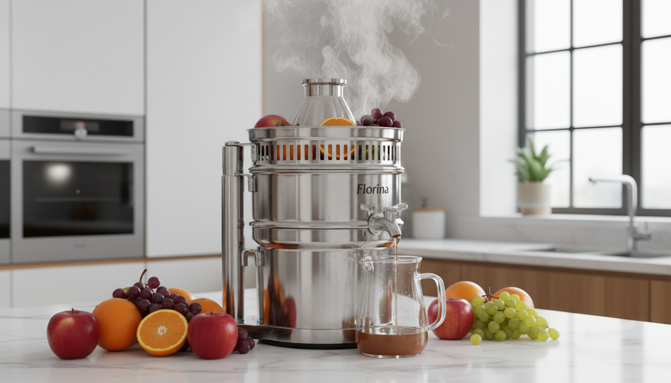 découvrez notre test complet de l’extracteur de jus à vapeur florina, alliant performance inoxydable et résultats surprenants pour des jus frais et sains à la maison.