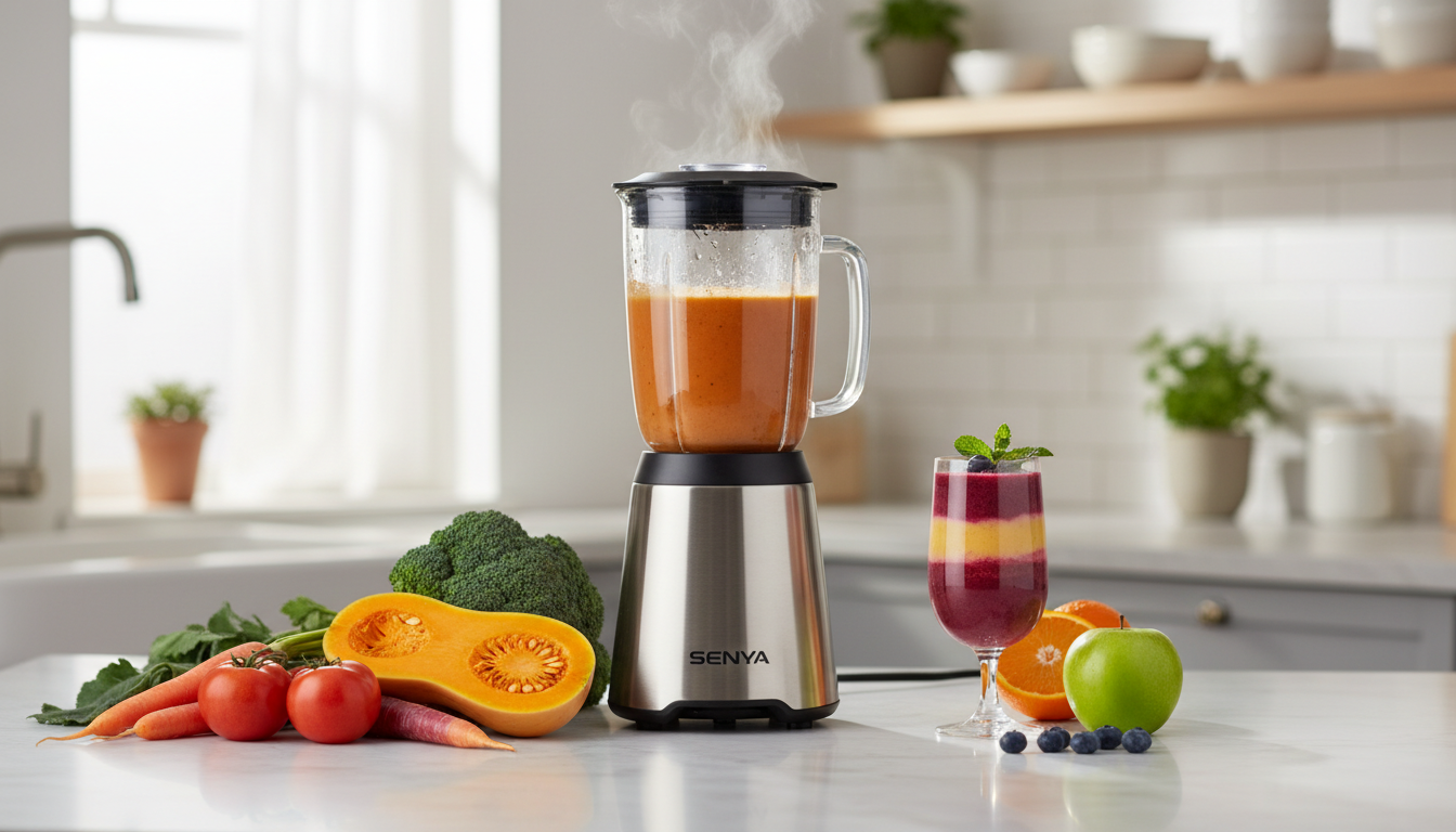 découvrez notre test complet du blender chauffant senya pour préparer facilement soupes, smoothies et plus, avec des résultats parfaits à chaque utilisation.