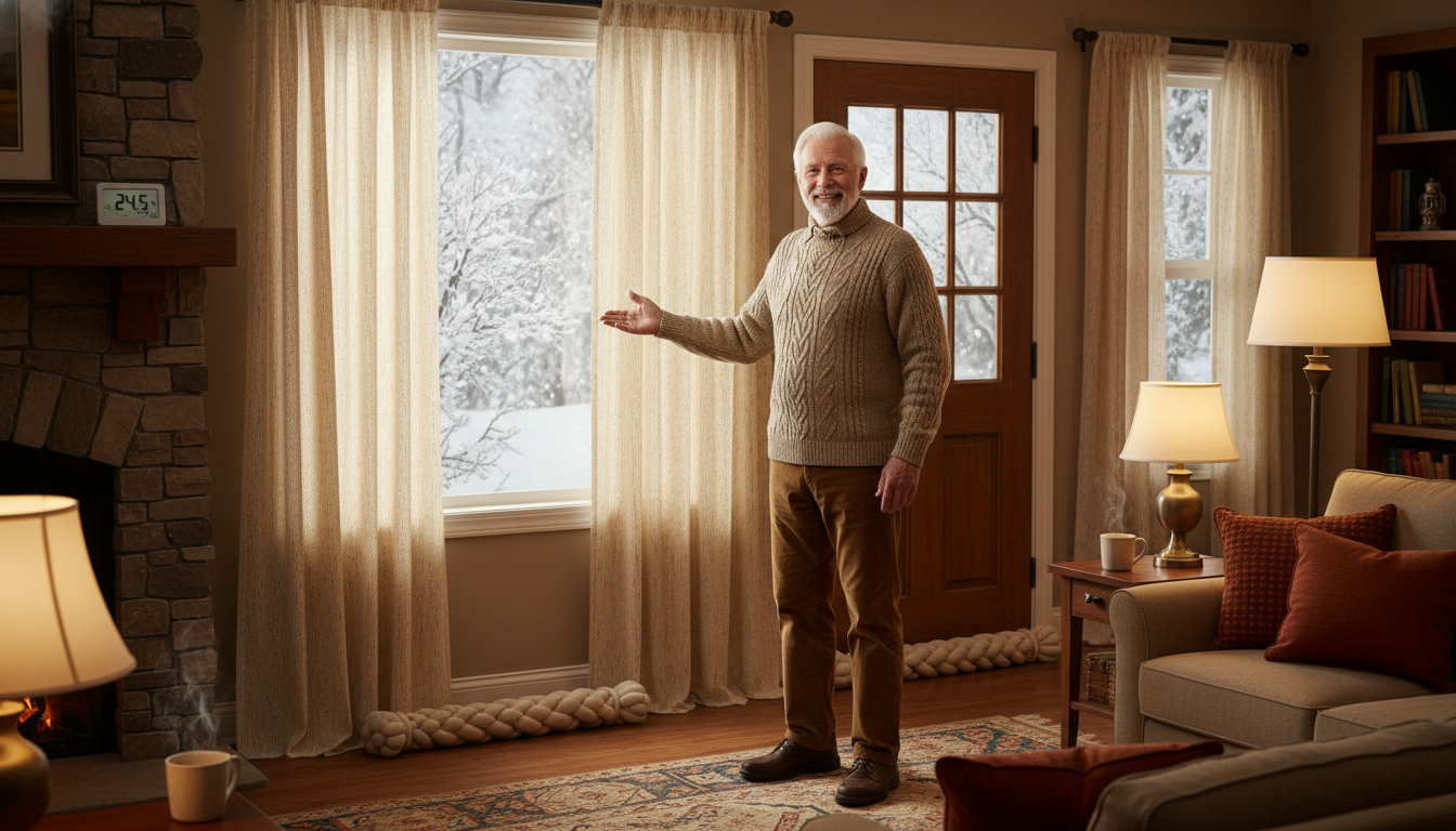 découvrez l'astuce ingénieuse d'un retraité pour maintenir votre maison au-dessus de 23°c en plein hiver sans utiliser de radiateur, tout en réduisant vos factures d'énergie.