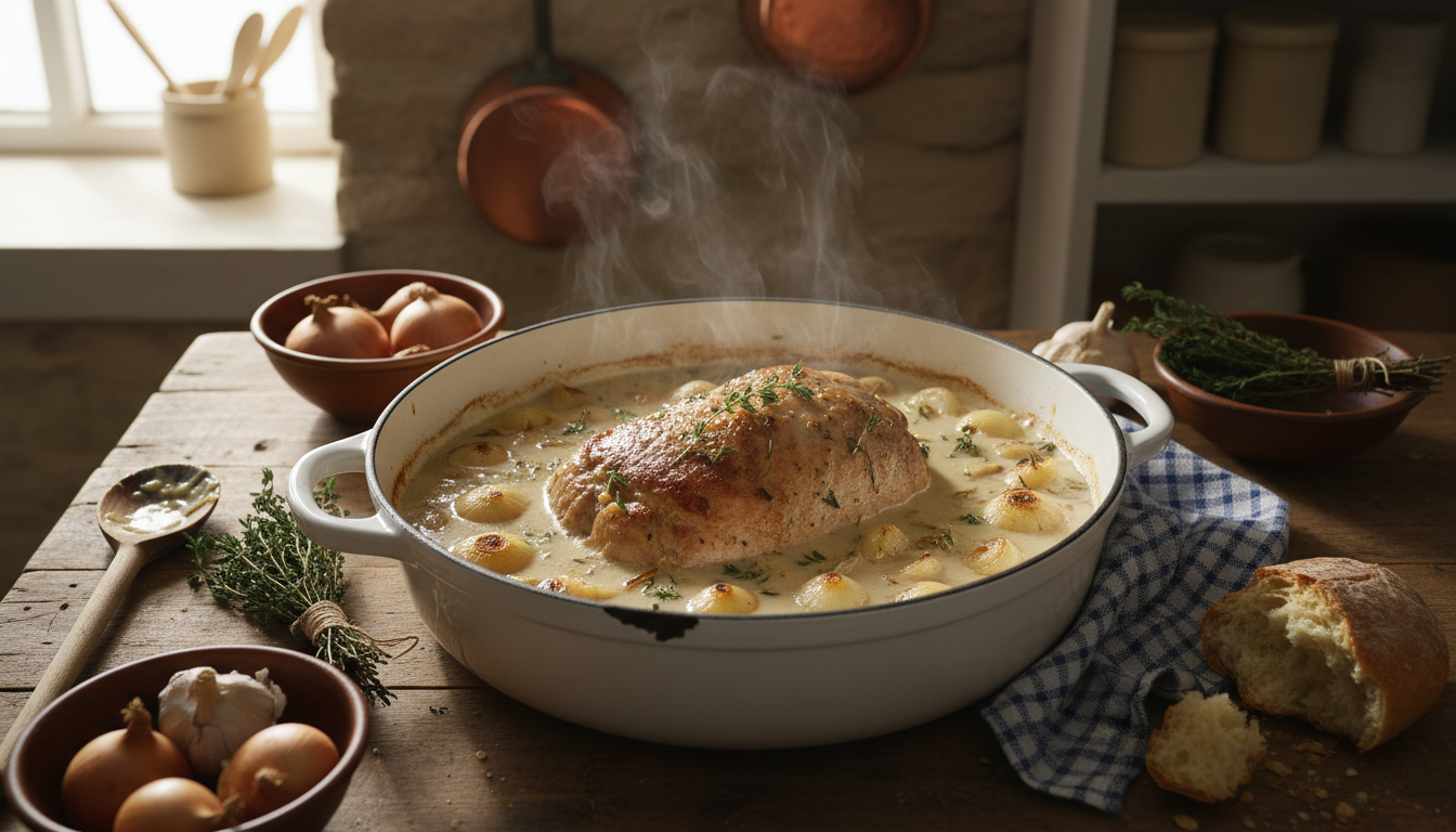 découvrez notre recette de rôti de porc au lait, une préparation si tendre et savoureuse que vous voudrez la déguster à la cuillère. parfait pour un repas réconfortant et gourmand.