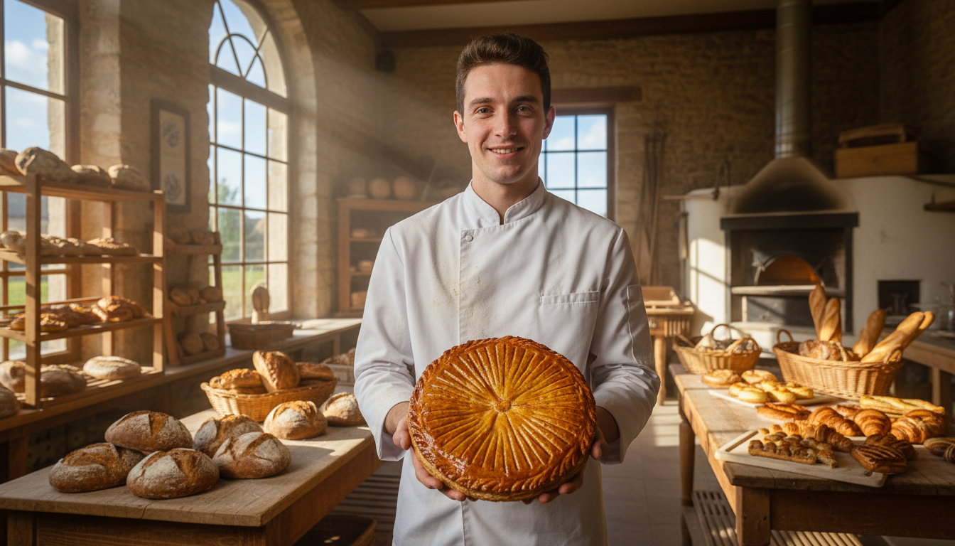 à seulement 26 ans, il surpasse les maîtres boulangers de la loire avec une galette d'exception qui révolutionne les palais et redéfinit l'art de la boulangerie.