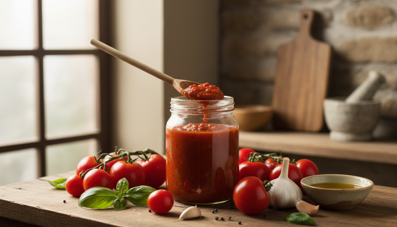 dites adieu aux sauces tomate en pot et découvrez une recette maison simple et savoureuse qui transformera vos plats. facile à préparer, elle change vraiment tout !