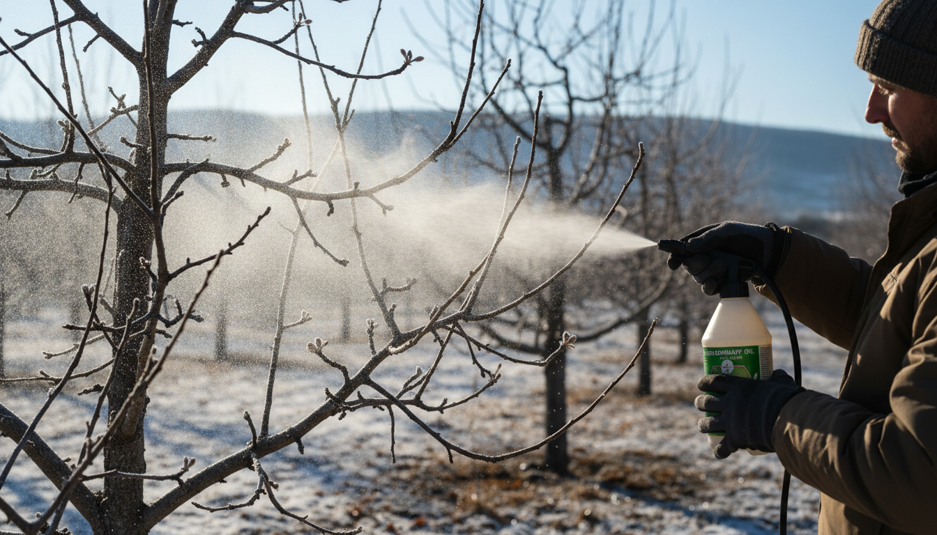 découvrez l'huile hivernale secrète pour arbres fruitiers, une protection naturelle et sûre pour les abeilles. appliquez-la impérativement avant février pour préserver vos cultures et l'environnement.