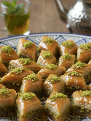 découvrez la recette légère et irrésistiblement gourmande des baklavas marocaines aux pistaches, un délice sucré aux saveurs authentiques à savourer sans modération.