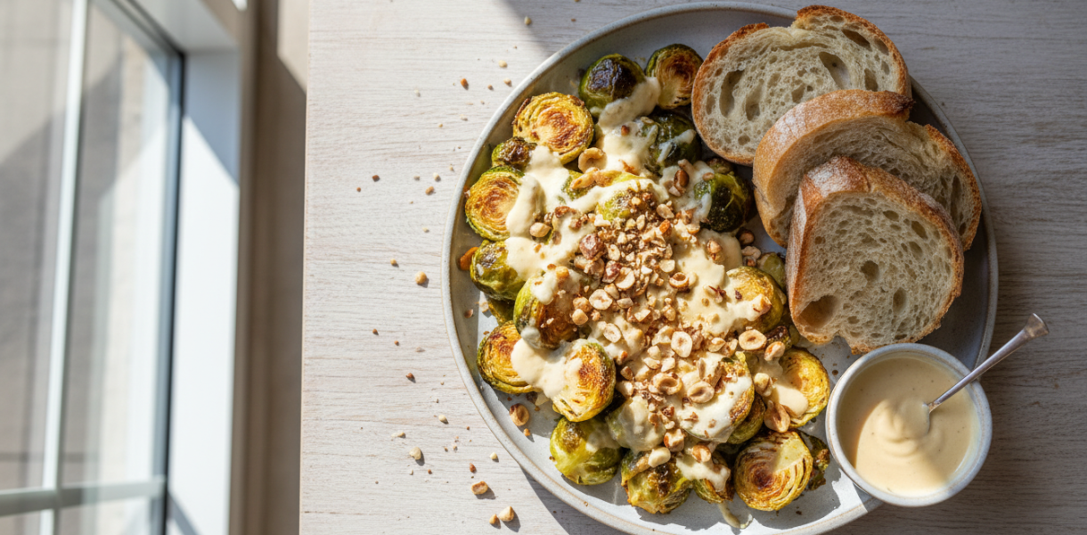 découvrez nos choux de bruxelles rôtis, fondants à l'intérieur et croustillants à l'extérieur, revisités pour un goût délicieux et moderne, bien loin des souvenirs d'enfance.
