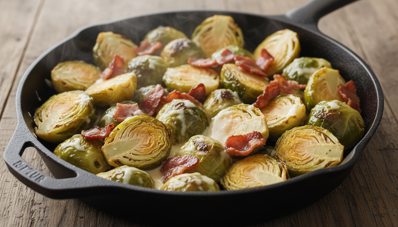 découvrez nos choux de bruxelles rôtis, fondants, dorés et croustillants, une recette moderne qui transforme ce légume souvent détesté en un véritable délice à redécouvrir.