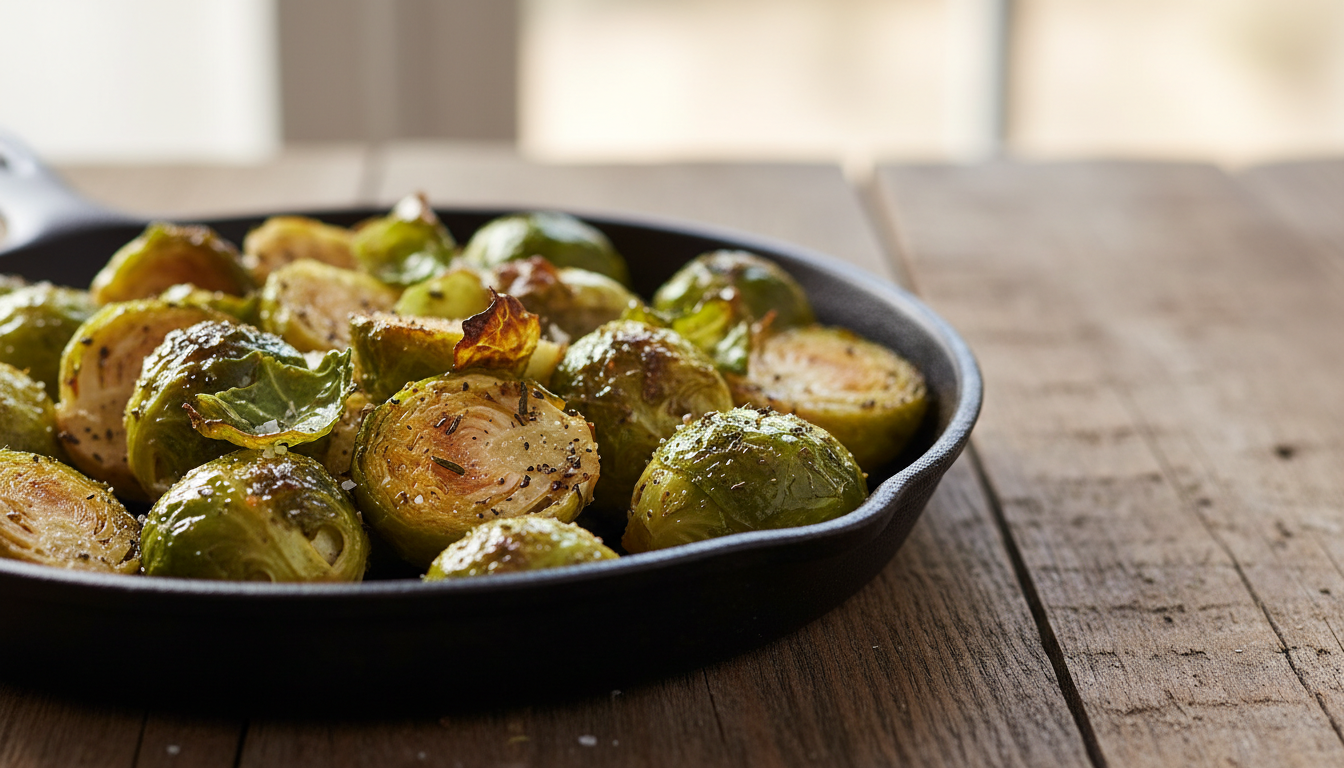 découvrez nos choux de bruxelles rôtis, fondants, dorés et croustillants, un délice revisité qui change les souvenirs d'enfance. une recette facile et savoureuse pour tous les gourmands.