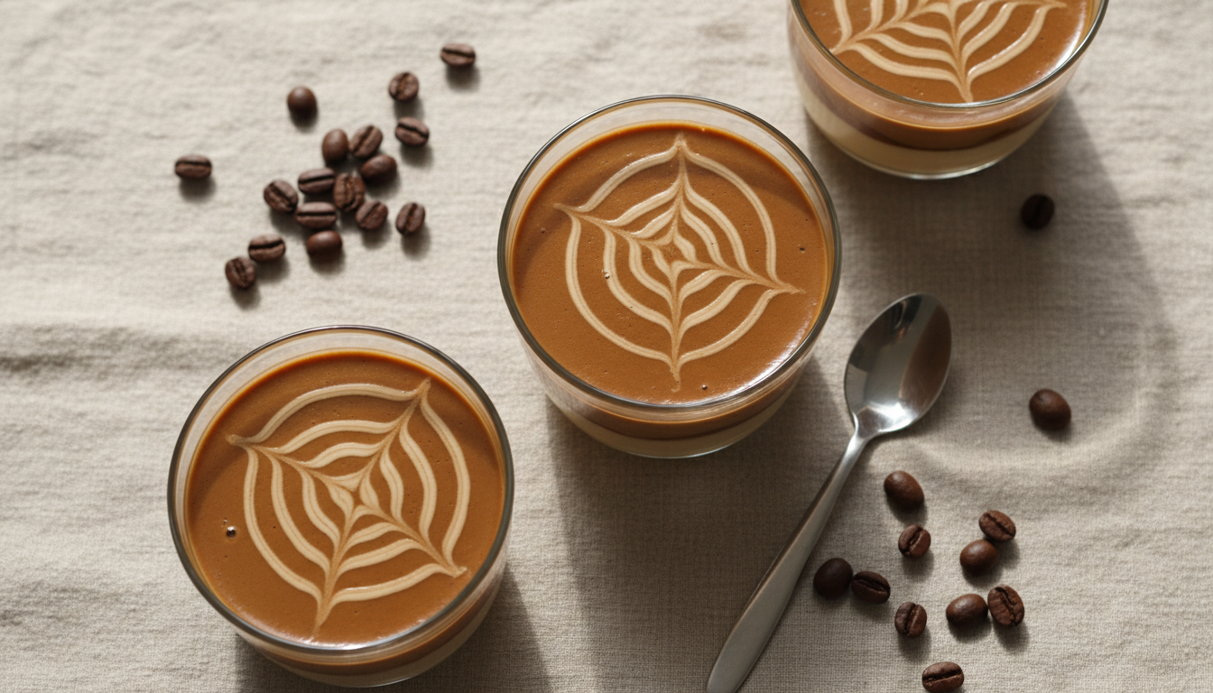 découvrez notre crème dessert au café ultra rapide, une douceur veloutée sans œufs parfaite pour un goûter réinventé, simple à préparer et délicieuse à savourer.