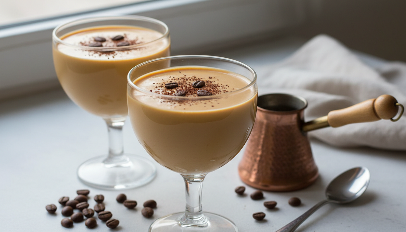 découvrez notre crème dessert au café ultra rapide, une douceur veloutée et sans œufs, idéale pour un goûter gourmand et facile à préparer.