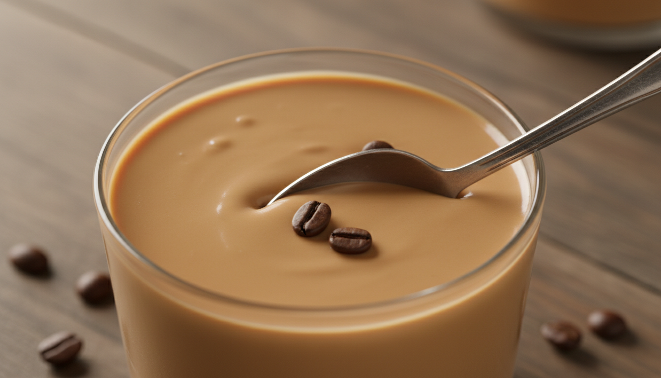 découvrez notre crème dessert express au café, une pause gourmande fondante et veloutée, sans œuf, parfaite pour sublimer votre goûter en toute simplicité.