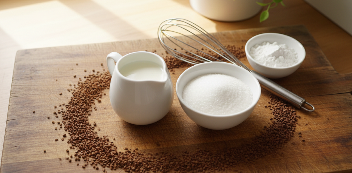 découvrez notre crème dessert rapide au café, une pause gourmande onctueuse et sans œufs, parfaite pour sublimer votre goûter en toute simplicité.