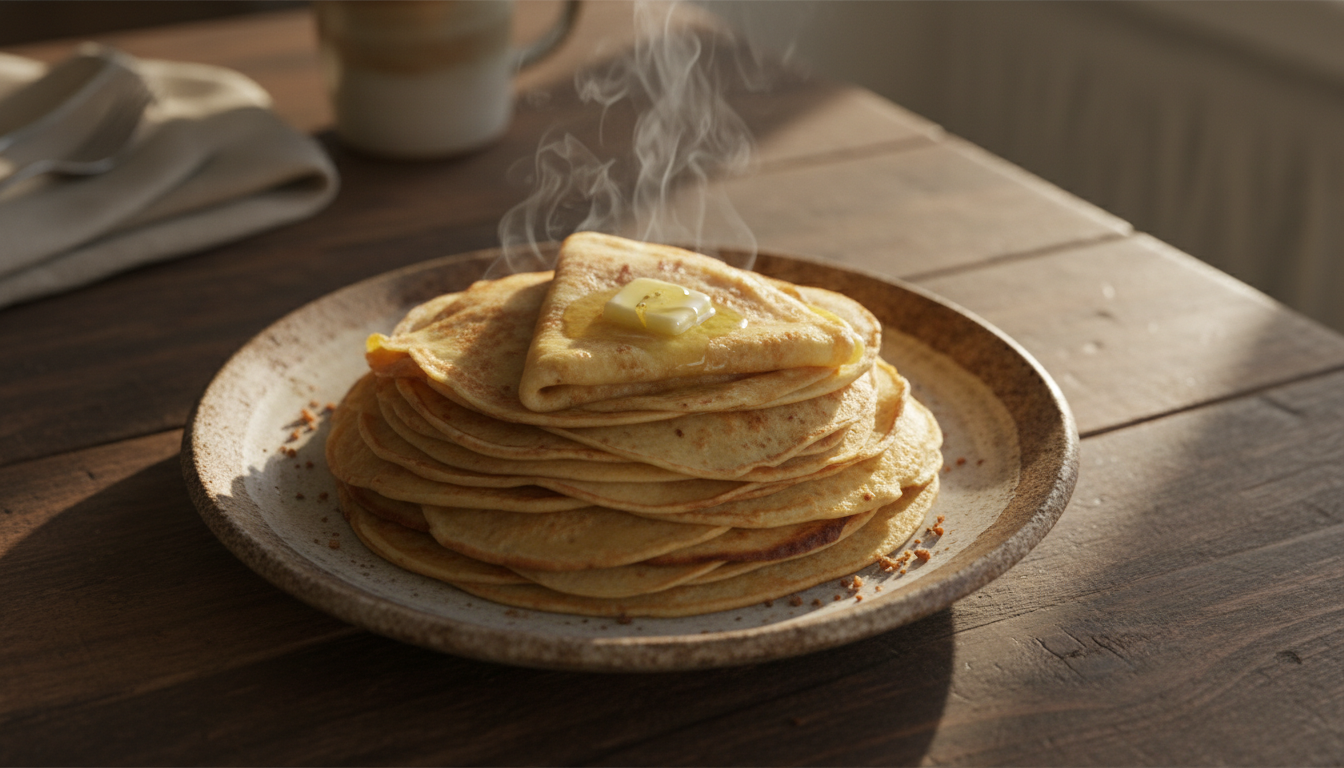 découvrez la recette express de crêpes moelleuses et dorées de cyril lignac, idéale pour réussir parfaitement votre chandeleur en toute simplicité.