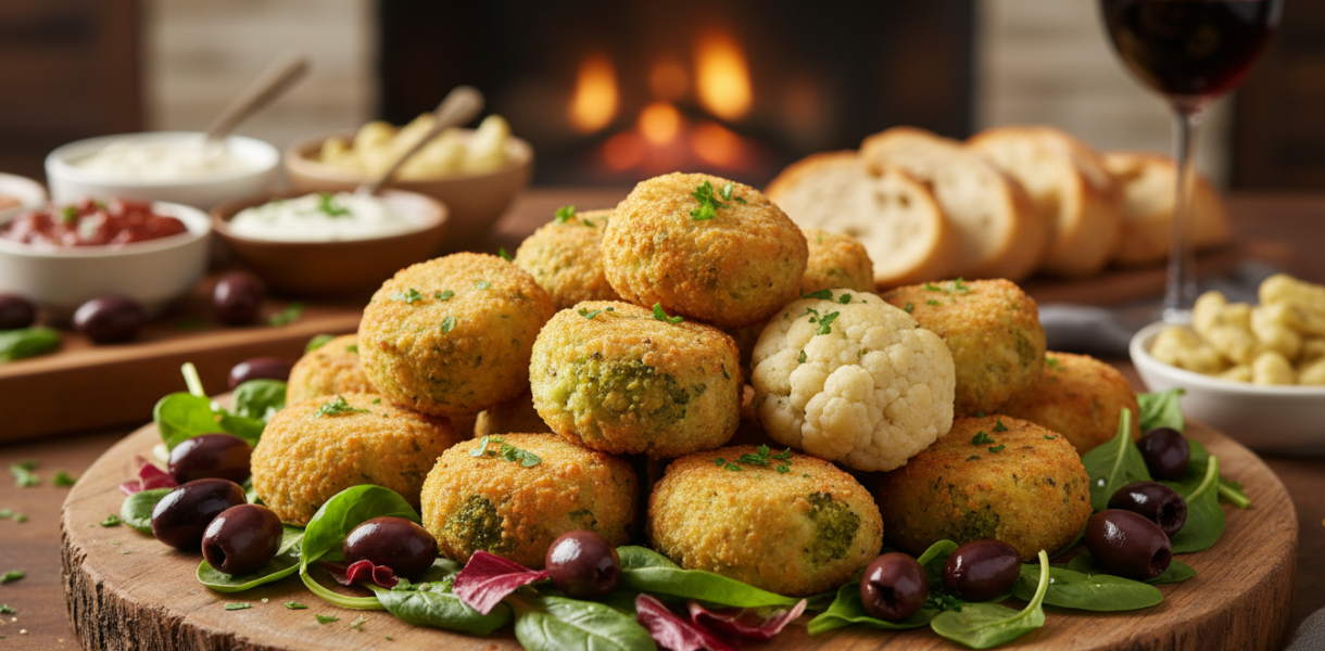 découvrez la recette facile et rapide des croquettes de chou-fleur dorées au four, légères et ultra-gourmandes, parfaites pour régaler vos apéros d'hiver en seulement 30 minutes.