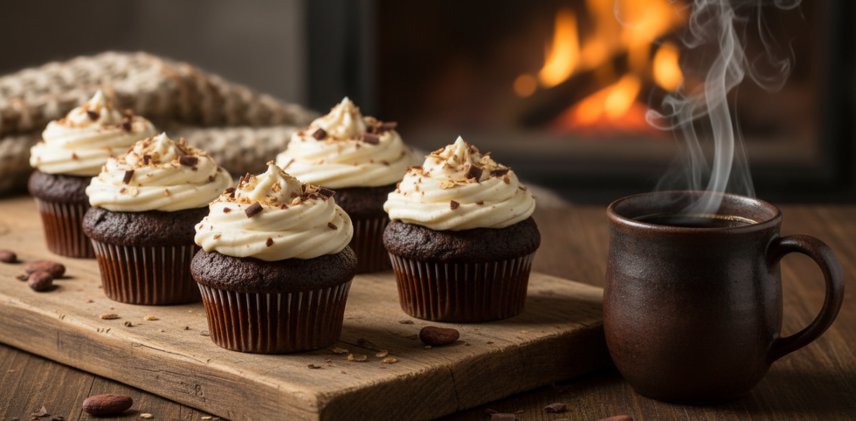 découvrez la recette légère et gourmande des cupcakes rustiques au cacao et avoine, parfaits pour un dessert savoureux et sain.