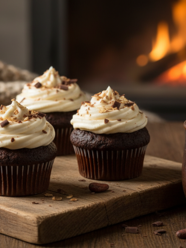 découvrez la recette légère et gourmande des cupcakes rustiques au cacao et avoine, parfaits pour un dessert savoureux et sain.