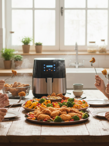 découvrez la friteuse sans huile lacor ecofry 1500 w, idéale pour une cuisine saine et rapide. profitez de délicieuses fritures légères et savoureuses grâce à sa technologie innovante.