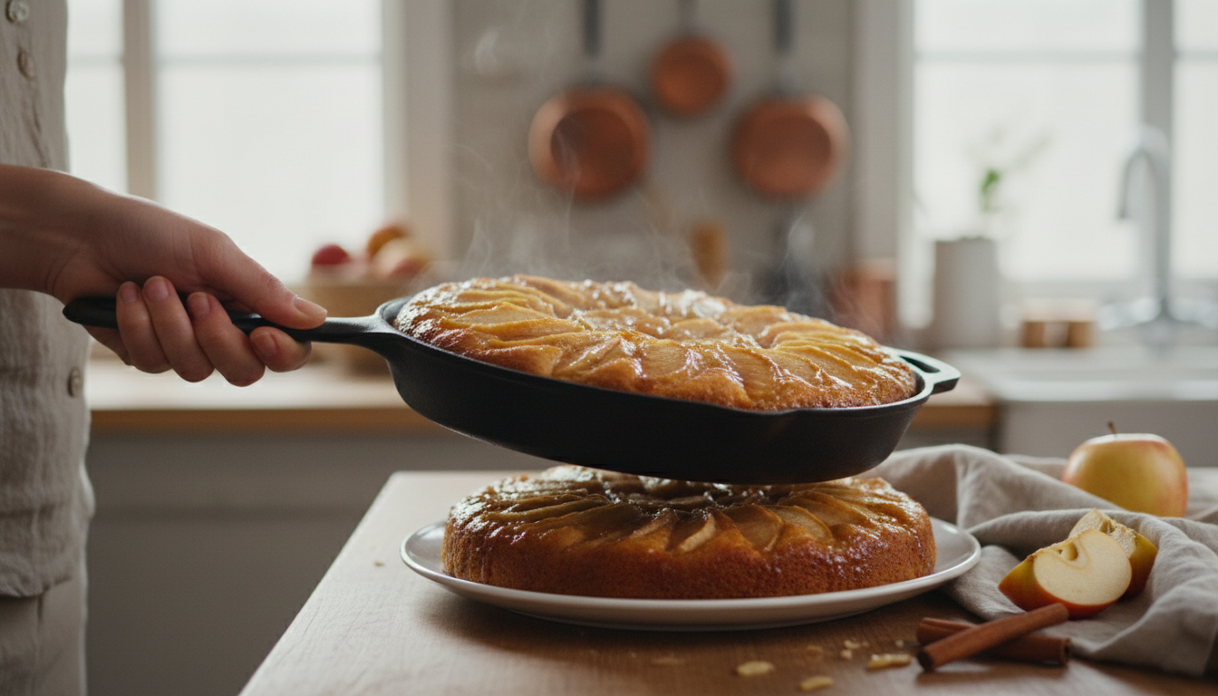 découvrez notre gâteau aux pommes ultra rapide à la poêle, un dessert délicieux et facile à préparer qui ravira toute la famille en un rien de temps.