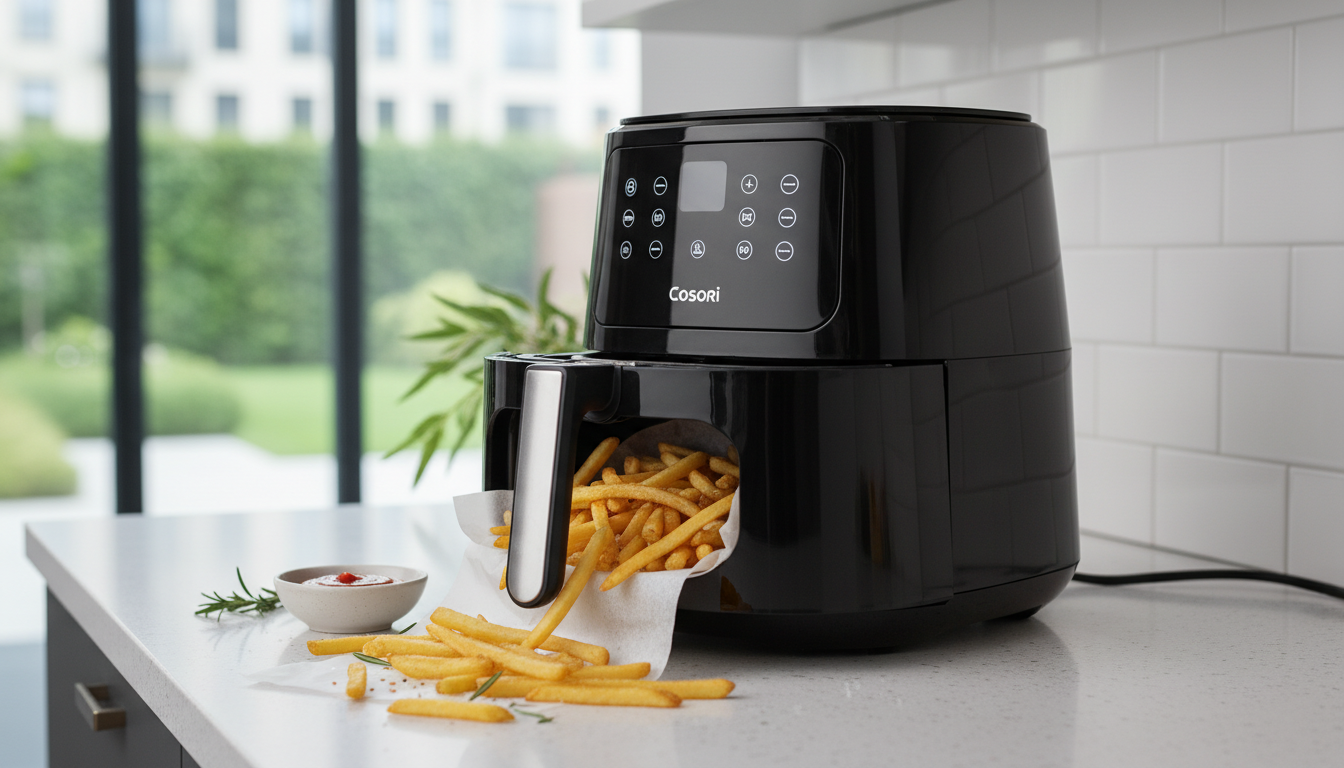 découvrez la cosori air fryer dual blaze 6.4l, une friteuse sans huile polyvalente qui garantit une cuisson saine et savoureuse à chaque utilisation. profitez d'une cuisine rapide, facile et délicieuse.
