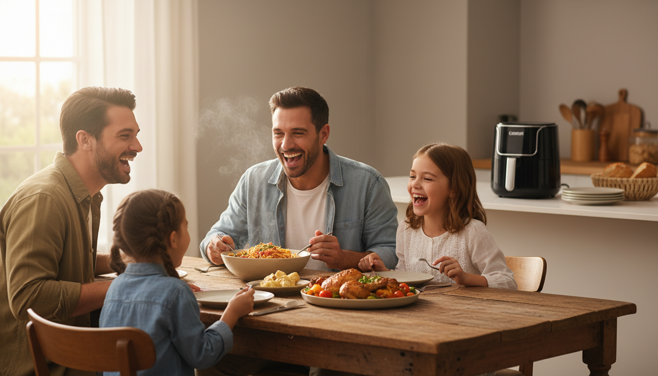découvrez la friteuse sans huile cosori air fryer dual blaze 6.4l, alliant polyvalence et santé pour des repas savoureux et croustillants en toute simplicité.