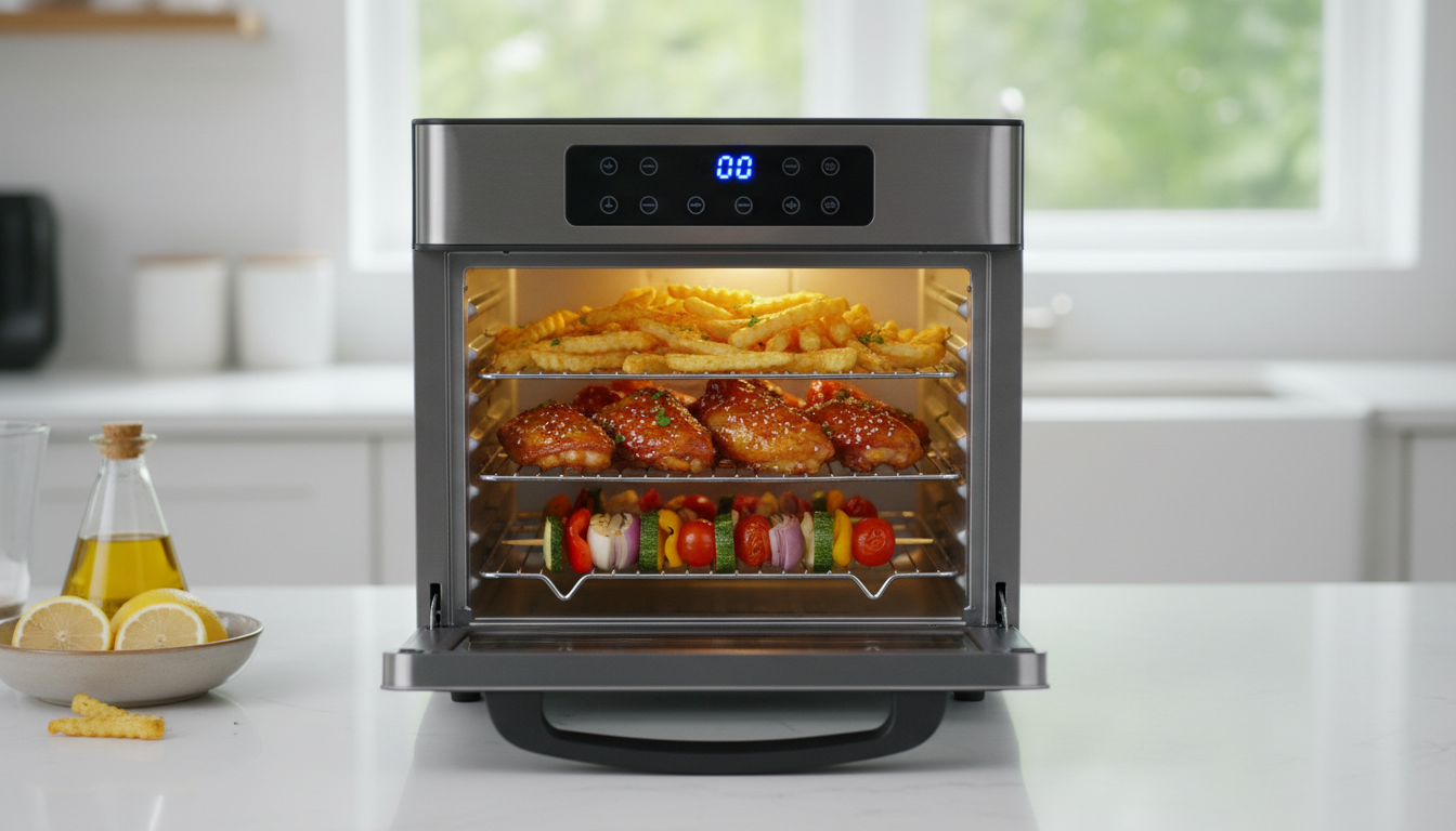 découvrez le four multifonction moulinex easy fry al605820, alliant performance et polyvalence pour cuisiner facilement toutes vos recettes favorites.