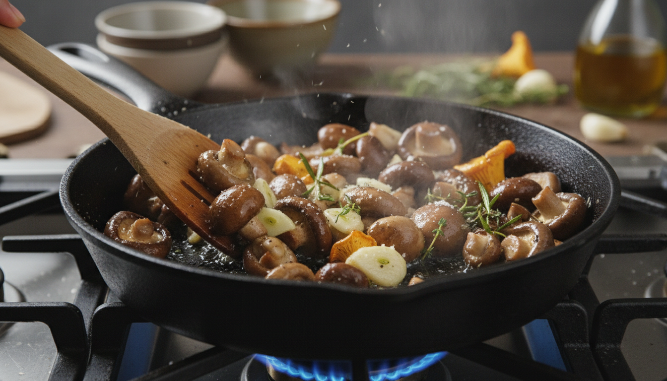 savourez une raclette originale aux champignons savoureux et croûtons croustillants. découvrez cette recette inédite et gourmande à ne pas manquer !