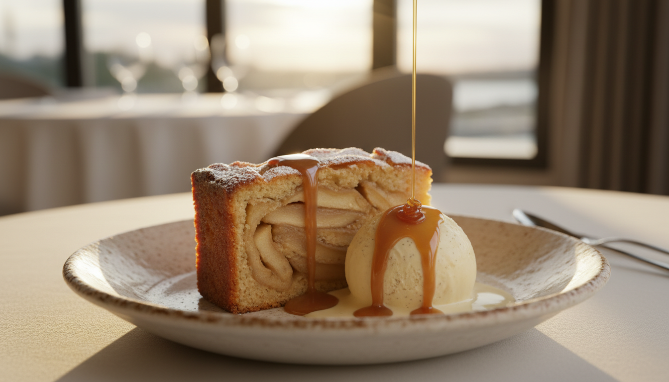 découvrez la recette irrésistible de julie andrieu qui revisite la tarte aux pommes et fait sensation. dites adieu à la recette classique et laissez-vous surprendre par des saveurs inédites et gourmandes.