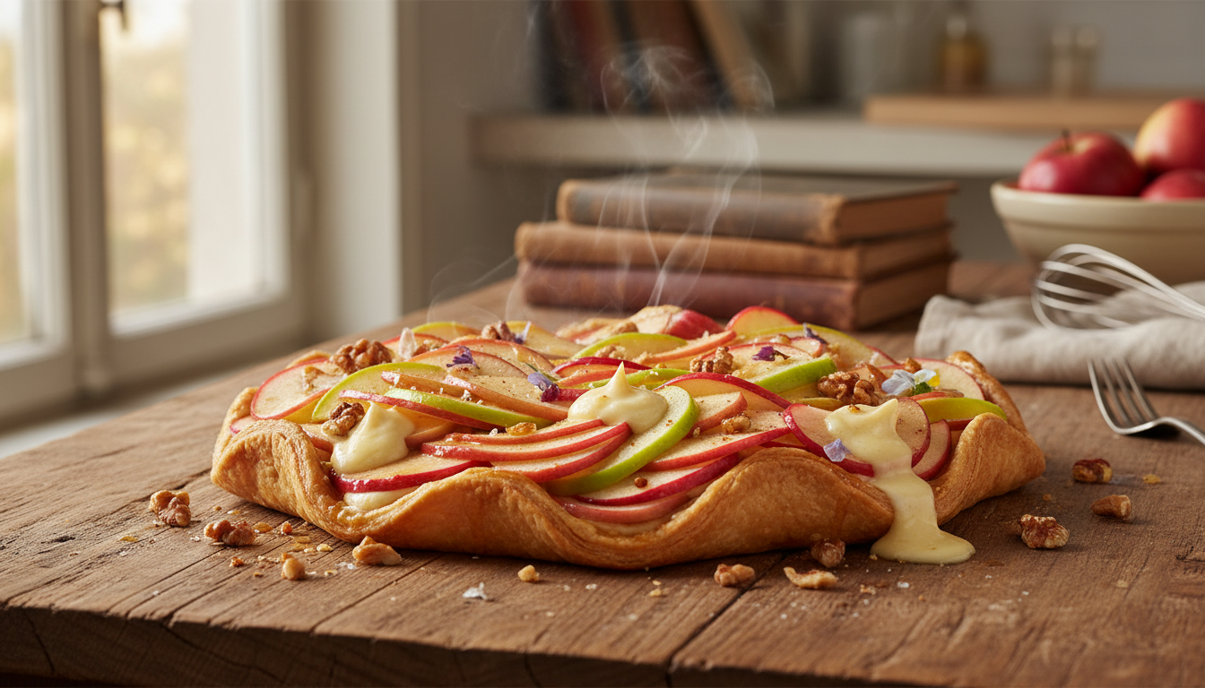 découvrez la recette irrésistible de julie andrieu qui revisite la tarte aux pommes pour une explosion de saveurs. dites adieu aux desserts classiques et laissez-vous séduire par cette nouveauté gourmande et facile à réaliser.