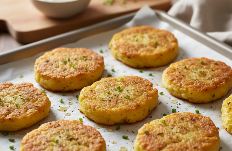 découvrez comment préparer en 10 minutes des galettes de pommes de terre croustillantes au four, une alternative légère et savoureuse aux frites, parfaite pour régaler toute la famille.