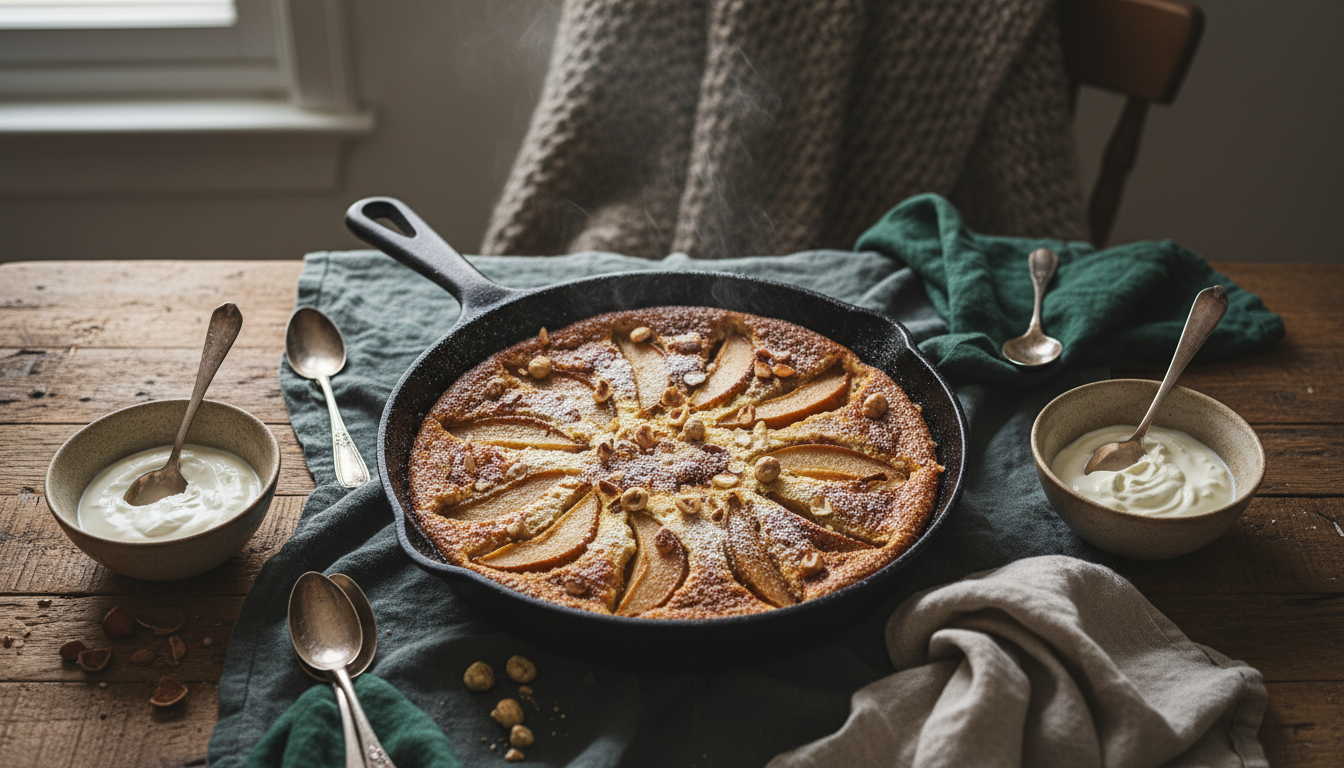 « Exit les autres desserts en hiver : le clafoutis express qui révolutionne nos repas en famille »