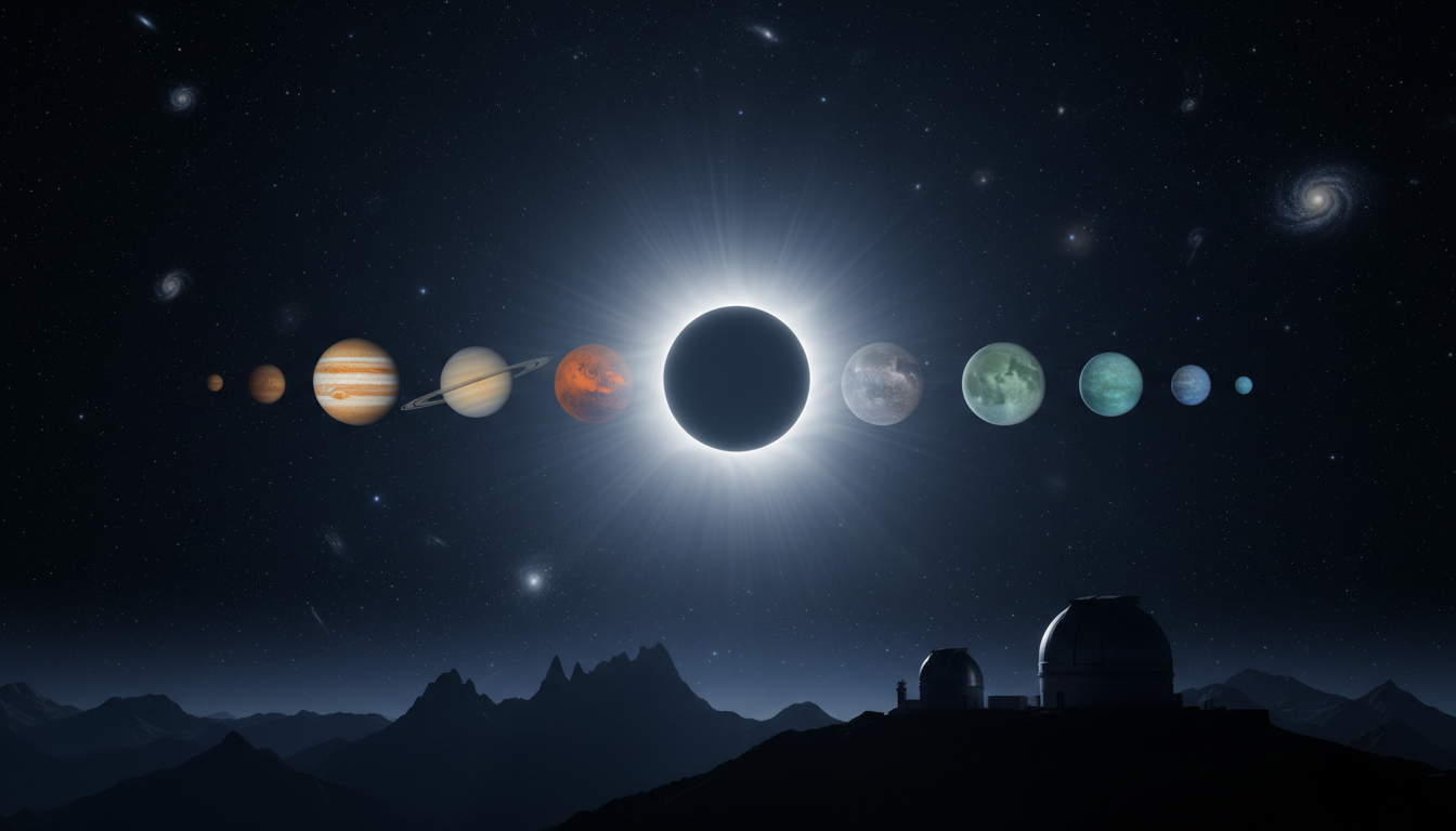 Février 2026 : un spectacle céleste exceptionnel entre éclipse solaire et alignement rare