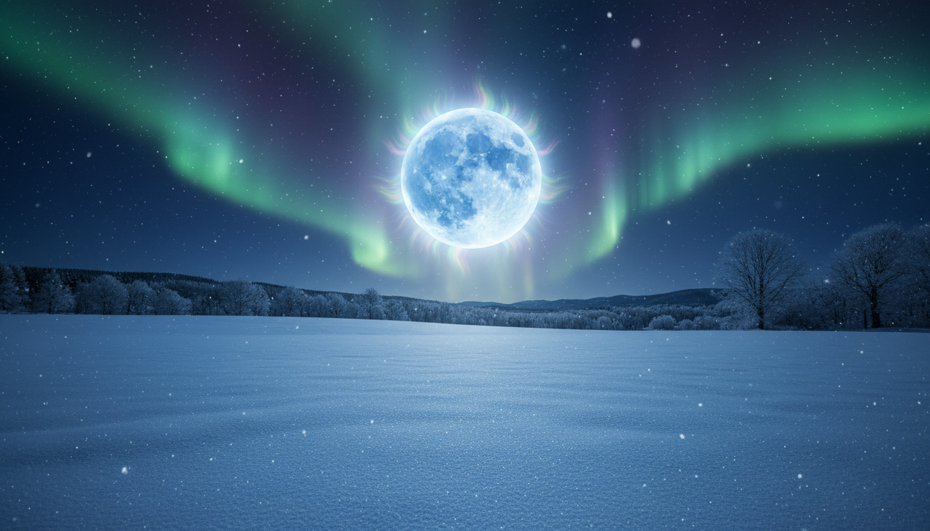 découvrez la spectaculaire pleine lune des neiges de février, une lumière polaire exceptionnelle, visible en france pour la première fois depuis 20 ans.