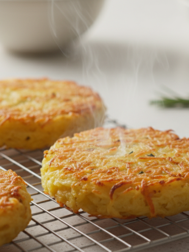 découvrez nos galettes de pommes de terre crousti-dorées prêtes en 10 minutes, une alternative légère et rapide aux frites, idéale pour toute la famille.