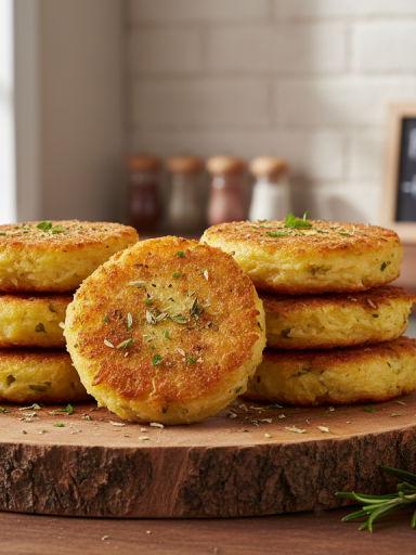 découvrez nos galettes de pommes de terre croustillantes au four, prêtes en 10 minutes. une recette rapide, légère et savoureuse, idéale pour toute la famille, parfaite en alternative aux frites.