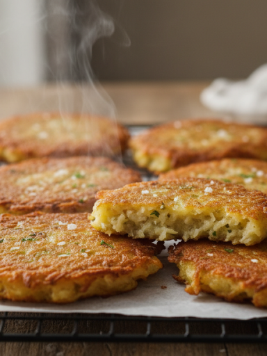 découvrez nos galettes de pommes de terre croustillantes, prêtes en 10 minutes, pour une alternative légère et savoureuse aux frites, idéale pour toute la famille.